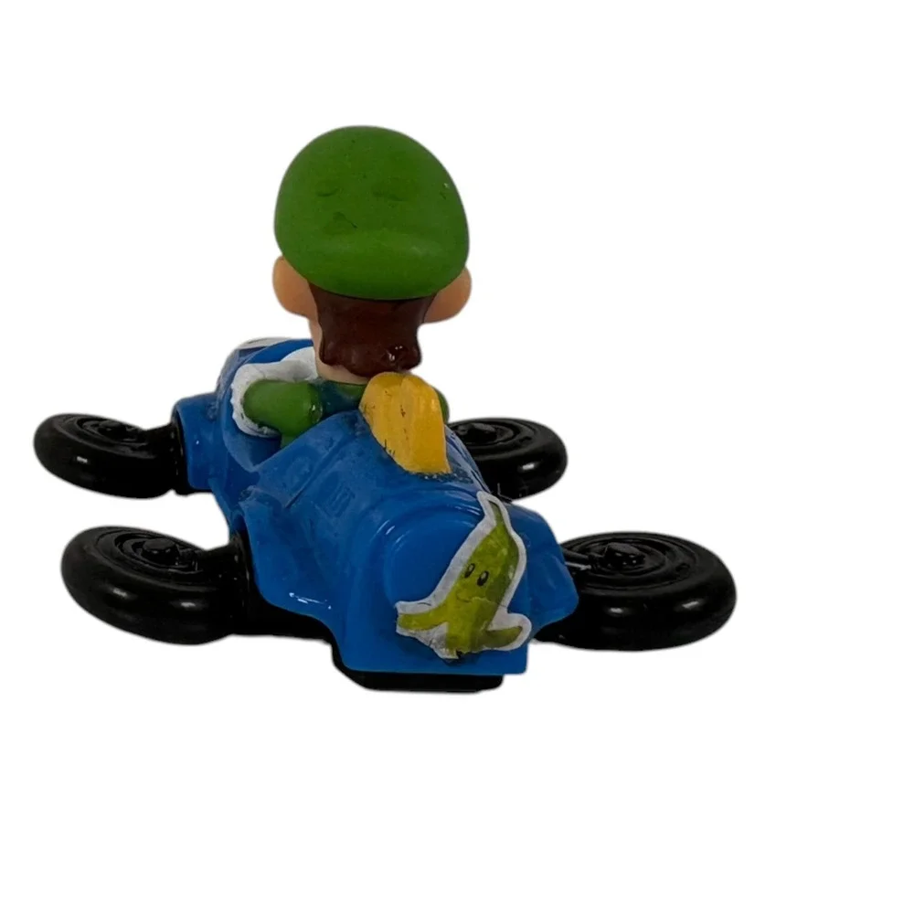 McDonalds Luigi Kart Toy Kids OS Blue Excellent Mario Kart 8 Deluxe 2024